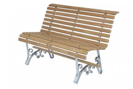 Banc de jardin en bois dur