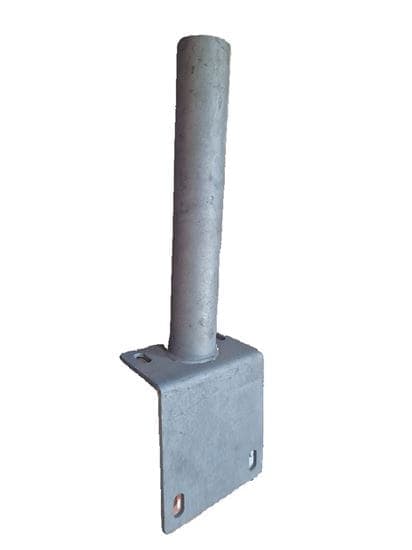 Base de poteau galvanisée