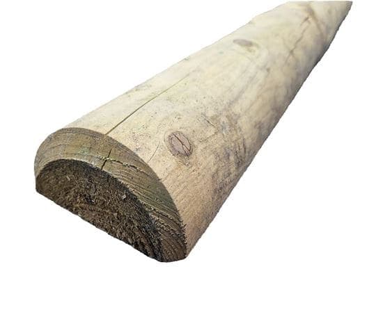 BOIS DEMI-ROND FRAISÉ