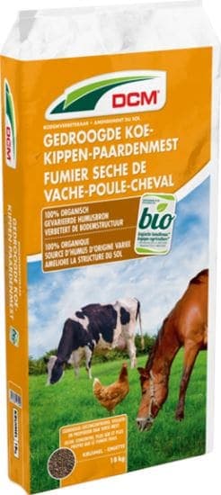 Fumier séché de Vache-Poule-Cheval DCM