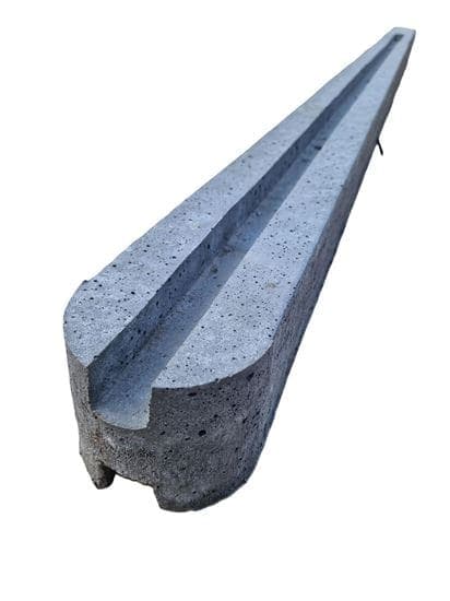 Poteau en béton avec rainure étroite - 30MM